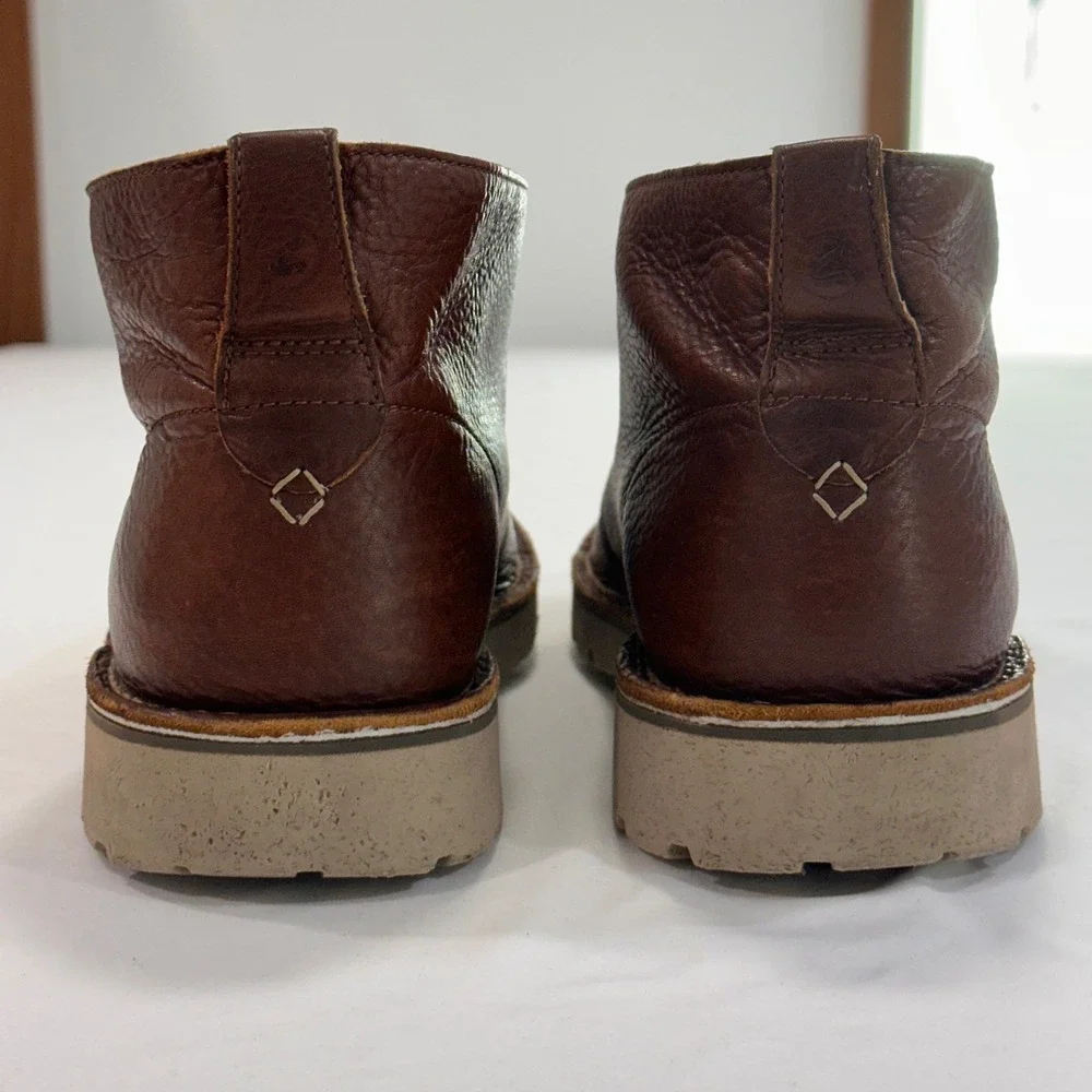 Clarks‎ Morris Peak Desert Boots Mens 13 Brown Leather Lug Sole | Heritage